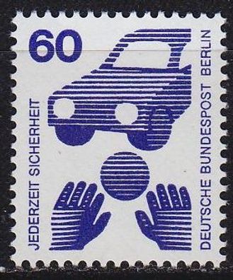 Germany BERLIN [1971] MiNr 0409 ( * */ mnh ) Unfall