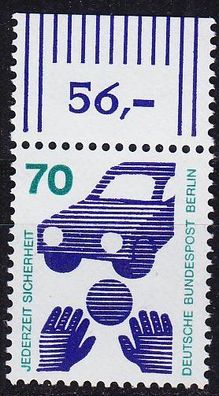 Germany BERLIN [1973] MiNr 0453 ( * */ mnh ) [05] Unfall ORand