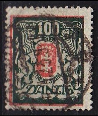 Germany REICH Danzig [1923] MiNr 0128 Y ( OO/ used )