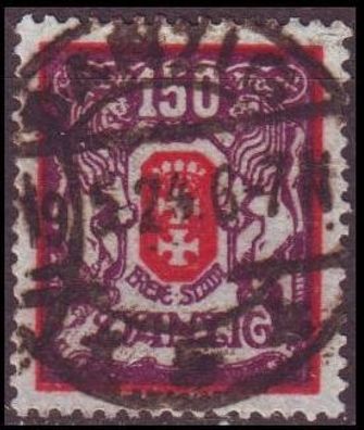 Germany REICH Danzig [1923] MiNr 0129 Y ( OO/ used )