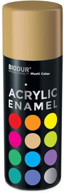 400ml Acryl Sprühfarbe Autolackspray Spraydose Graffiti Sprühlack Beige RAL 1001