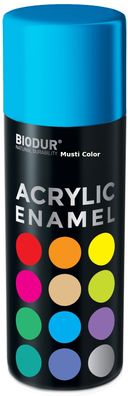 400ml Acryl Sprühfarbe Autolack Spraydose Graffiti Sprühlack Himmelblau RAL 5015