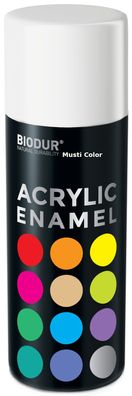 400ml Acryl Sprühfarbe Autolack Spraydose Graffiti Sprühlack Reinweiß RAL 9010