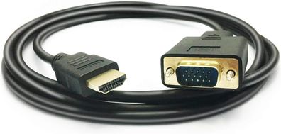HDMI-auf-VGA-Kabel, 1080P HDMI-Stecker auf VGA-Stecker M/ M-Video