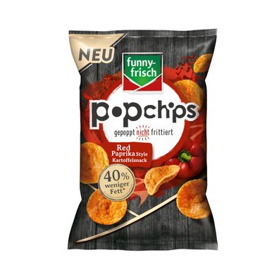 funny frisch Popchips Kartoffelsnack mit Red Paprika Style 80g
