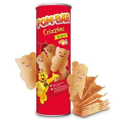 Pom Bär Crizzlies Original knusprig dünn und lecker gesalzen 150g