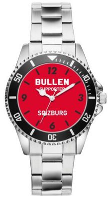 Salzburg Bullen Supporter Armbanduhr Uhr 20230016