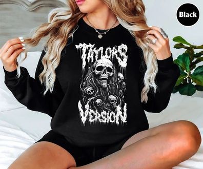 Vintage Taylor version metal skull Tshirt Sweatshirt, Taylor´s Version Halloween Shir