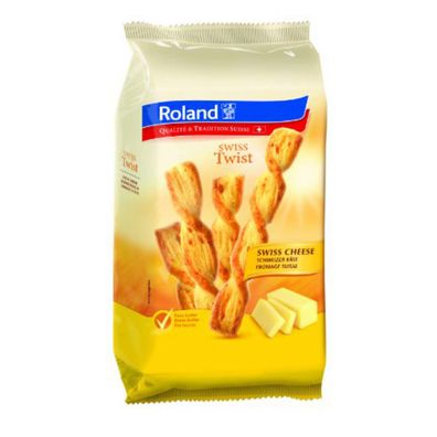 Roland Swiss Twist Schweizer Käse Gebäckstangen aus Blätterteig 100g