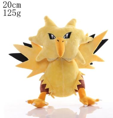 Pokemon Zapdos Plüsch Figur Stofftier Kuscheltier - Plush 20 cm NEU
