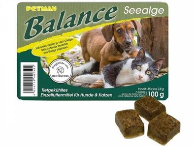 Petman Seealge Hundefutter 100 g (Inhalt Paket: 50 Stück)