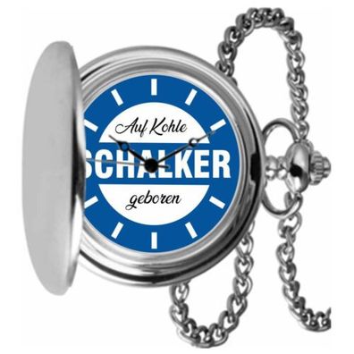 Schalker Taschenuhr Uhr TA-21174