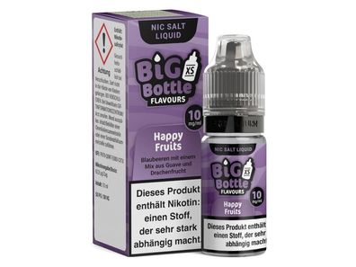 Big Bottle - Happy Fruits - Nikotinsalz Liquid 10 mg/ ml