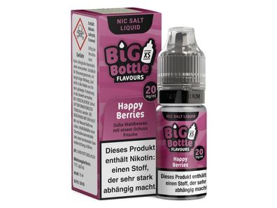 Big Bottle - Happy Berries - Nikotinsalz Liquid 20 mg/ ml