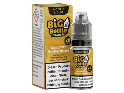 Big Bottle - Grandma's Vanilla Custard - Nikotinsalz Liquid 20 mg/ ml