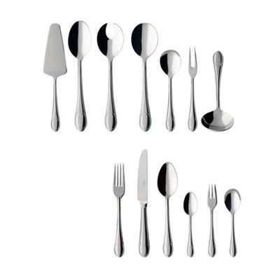 Villeroy & Boch Mademoiselle Tafelbesteck 68tlg. silber/ platin 1263599081