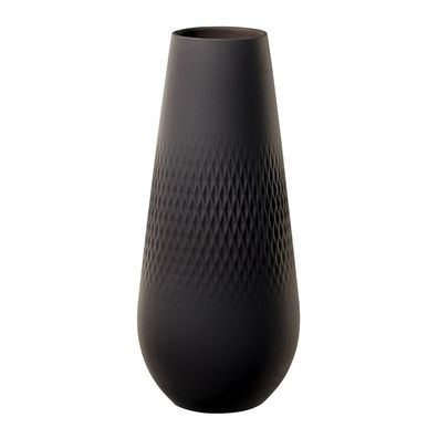 Villeroy & Boch Manufacture Collier noir Vase Carre' hoch schwarz 1016825515