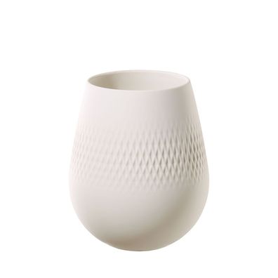 Villeroy & Boch 2 x Vase Carrfee klein Manufacture Collier blanc Vorteilsset 2 x ...