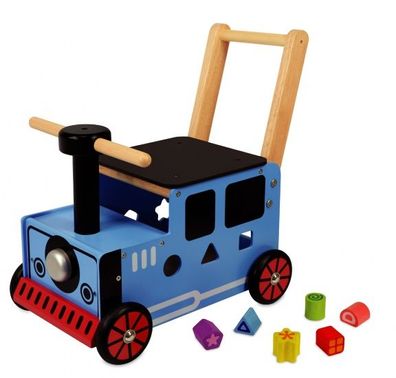 Kinderwagen und Zug Junior blau/ schwarz