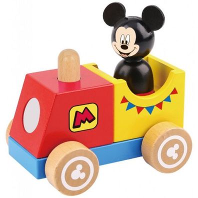 Mickey Mouse Holzspielzeug Zug 18 Monate 2-teilig