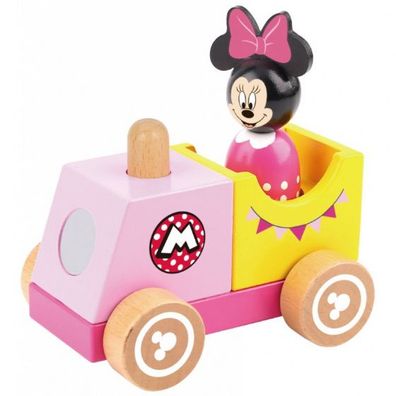 Minnie Mouse Spielzeugeisenbahn aus Holz 18 Monate 2-teilig