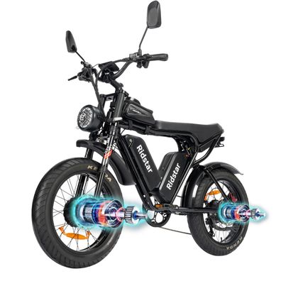 Elektrofahrrad Ridstar Q20 PRO 2000W 55KM/ H 56V40AH E-Bike PAS 280KM