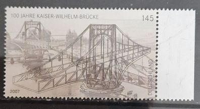 BRD - MiNr. 2616 - Brücken (VII): 100 Jahre Kaiser-Wilhelm-Brücke, Wilhelmshaven