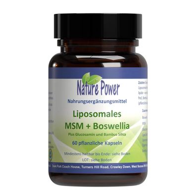 Liposomales MSM + Boswellia, 60 Kapseln - Nature Power
