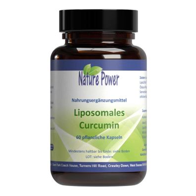 Liposomales Curcumin, 60 Kapseln - Nature Power