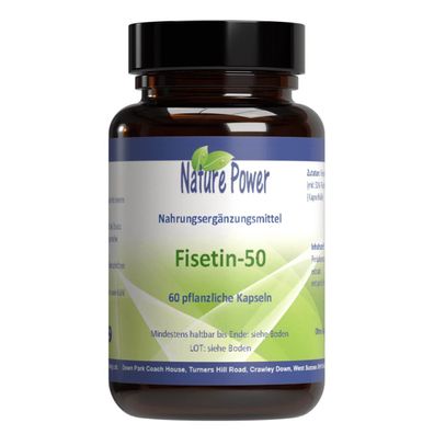 Fisetin 50, 60 Kapseln - Nature Power
