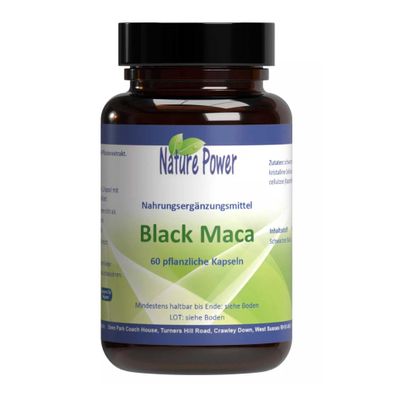 Black Maca, 60 Kapseln - Nature Power