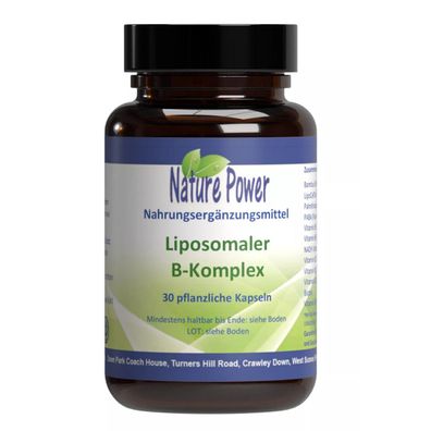Liposomaler B-Komplex, 30 Kapseln - Nature Power