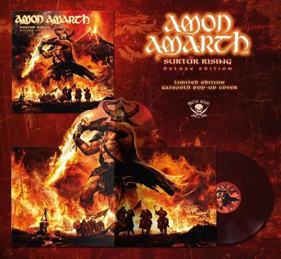 Amon Amarth: Surtur Rising (Limited Deluxe Edition) (Burgundy & Royal Blue Marbled...