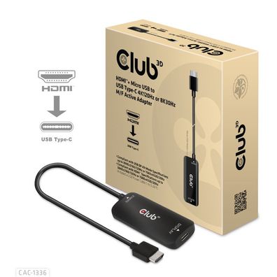 Adapter HDMI => USB C * Club3D* 4K120Hz aktiv