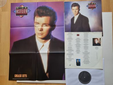 Rick Astley - Whenever You Need Somebody Vinyl LP Europe WITH POSTER