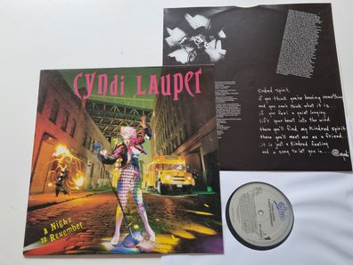 Cyndi Lauper - A Night To Remember Vinyl LP Europe