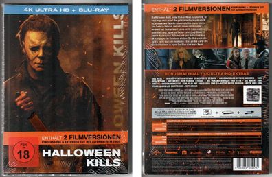 Halloween Kills - 2 Disc Mediabook - 4k Ultra HD + Blu-ray - Extended Cut - A