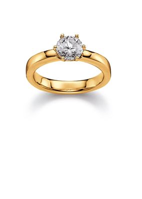 Viventy Damen Ring 925/000 Sterling Silber vergoldet mit Zirkonia 769791...