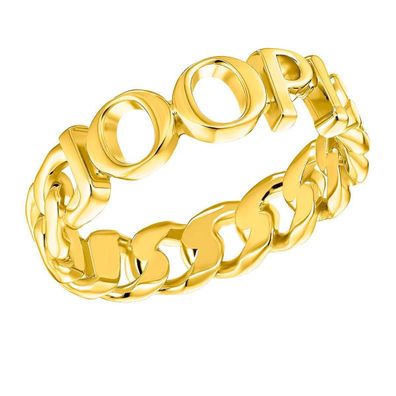 JOOP! Damen Ring Edelstahl, Gold IP beschichtet 2033952 - Größe: 54