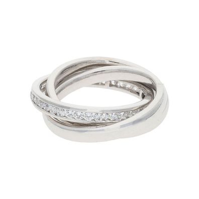 Viventy Damen Ring 925/000 Sterling Silber mit Zirkonia 695681 - Größe: 52