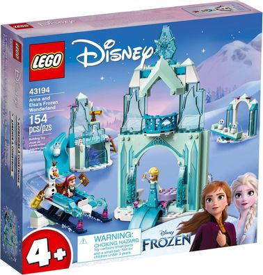 LEGO® Disney Princess™ 43194 Annas und Elsas Wintermärchen - 154 Teile