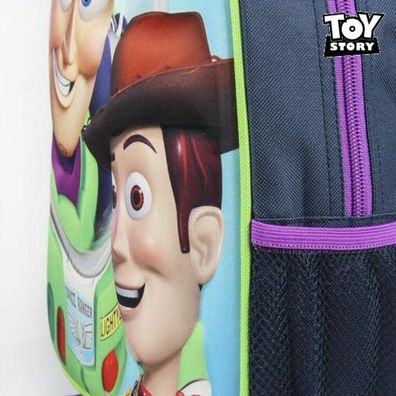 Kinderrucksack 3D Toy Story Marineblau