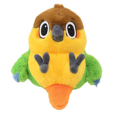 Gelber mit gr¨¹nem Vogel-Pl¨¹schspielzeug, niedliches Vogel-Pl¨¹schtier, Weihnachts
