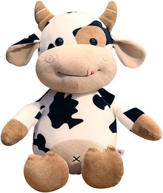 Kuh-Pl¨¹schtier, 40 cm gro?e Kuscheltier-Pl¨¹schkissenpuppe, weich, flauschig ¨C Ge
