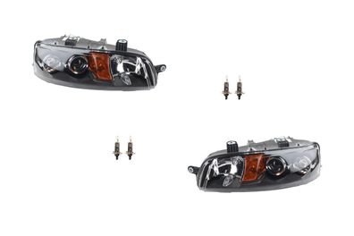 Scheinwerfer Halogen Blinker Set passend für Fiat Punto 188 Satz mit H1 H1 Li Re
