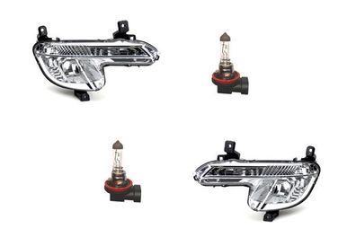 Nebel Scheinwerfer Nebellicht passend für Peugeot 508 11/10-08/14 Set L + R mit H8