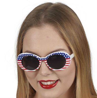USA Brille Miss America Amerika Sonnenbrille Karnevalsbrille Kostüm Fasching