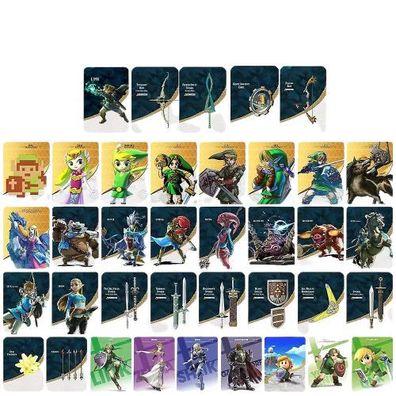 Lot von 38 The Legend of Zelda, NFC-Spielkarten, kompatibel