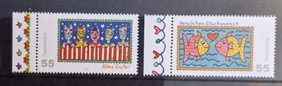 BRD - MiNr. 2644-45 - Post: Grußmarken