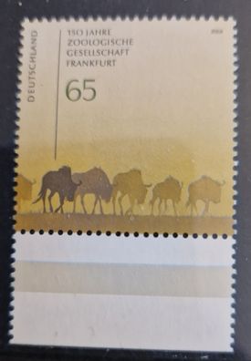 BRD - MiNr. 2653 - 150 Jahre Zoologische Gesellschaft Frankfurt